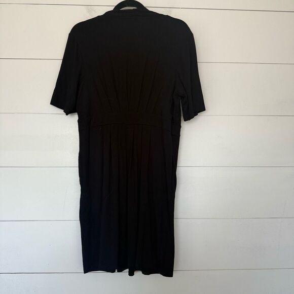 Chico’s Women’s 1 Black Stretchy Dress Rayon - Picture 6 of 8